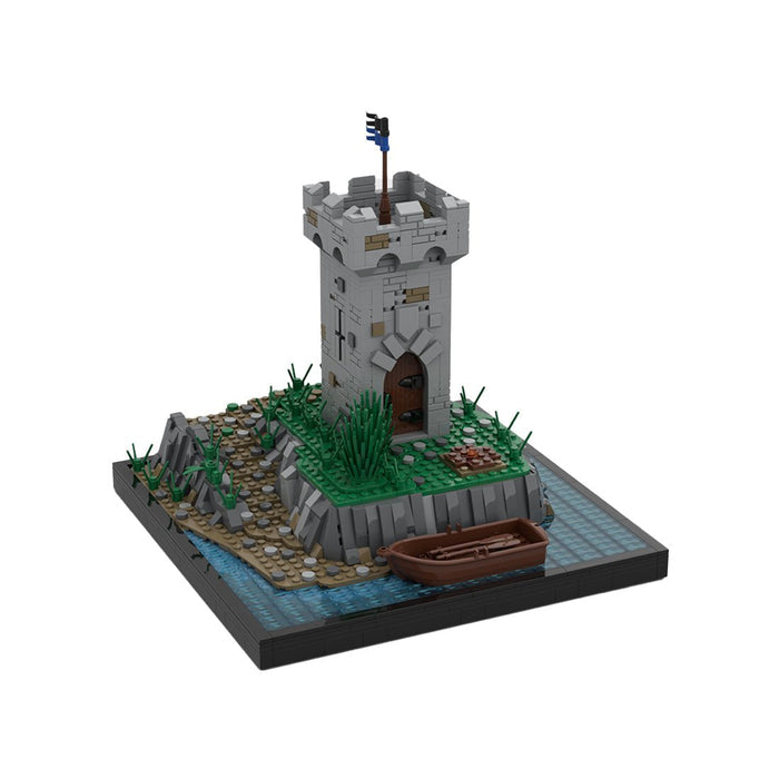 Medieval Pirate Tower Building Blocks - LesDiy -