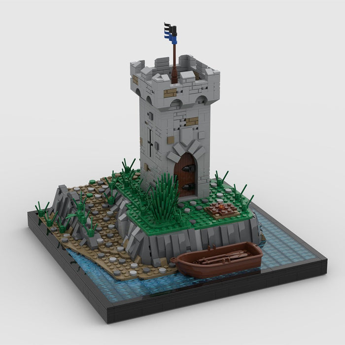 Medieval Pirate Tower Building Blocks - LesDiy -