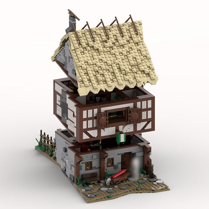 Medieval Taylorsgreen Village Tailoring Shop Building Blocks - LesDiy - Building Blocks -