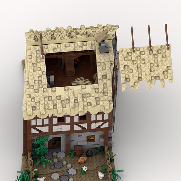 Medieval Taylorsgreen Village Tailoring Shop Building Blocks - LesDiy - Building Blocks -