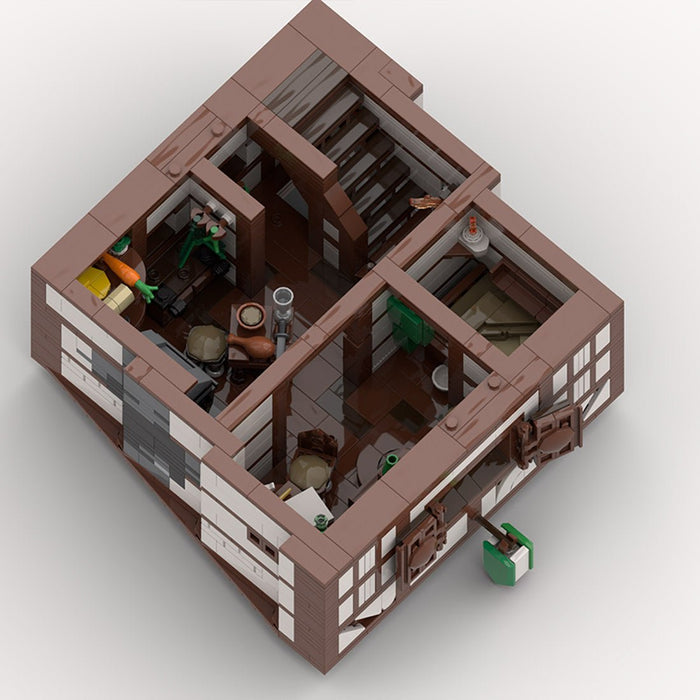 Medieval Taylorsgreen Village Tailoring Shop Building Blocks - LesDiy - Building Blocks -