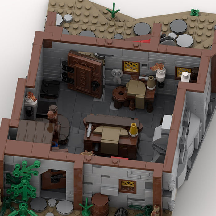 Medieval Taylorsgreen Village Tailoring Shop Building Blocks - LesDiy - Building Blocks -