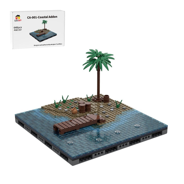 Medieval Watchtower Brick Kit, CA - 001 Coastal Modular Building Blocks - LesDiy - Building Blocks -