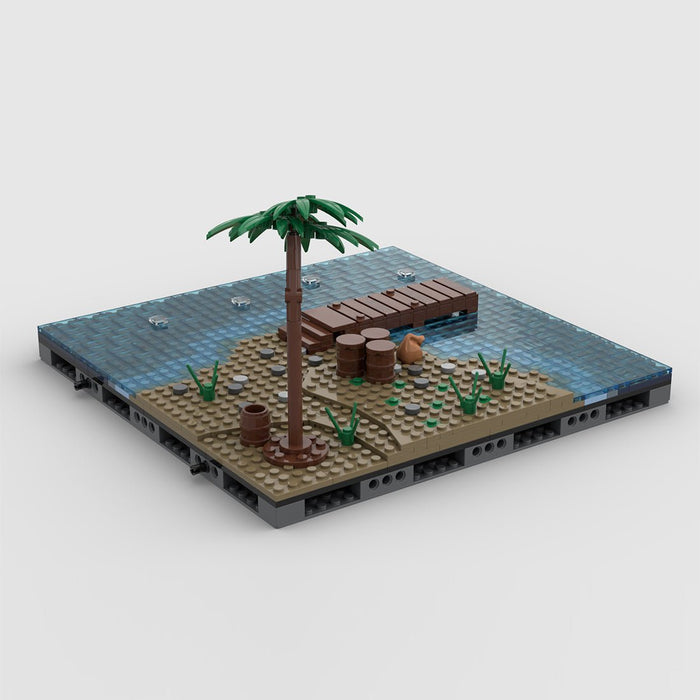Medieval Watchtower Brick Kit, CA - 001 Coastal Modular Building Blocks - LesDiy - Building Blocks -