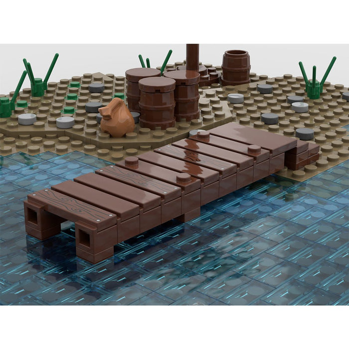 Medieval Watchtower Brick Kit, CA - 001 Coastal Modular Building Blocks - LesDiy - Building Blocks -