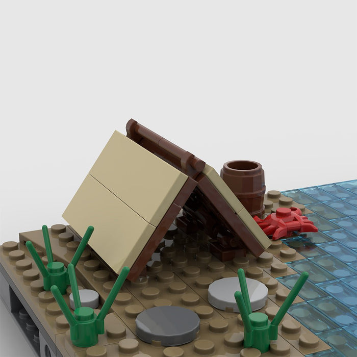 Medieval Watchtower Brick Kit, CA - 002 Coastal Modular Building Blocks - LesDiy - Building Blocks -