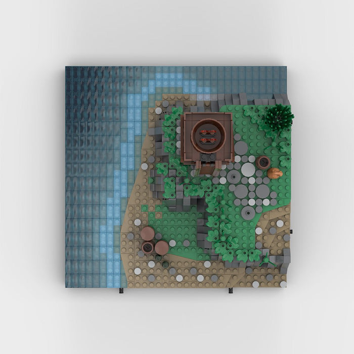 Medieval Watchtower Brick Kit, PA - 001 Signalfire Building Blocks - LesDiy - Building Blocks -