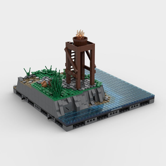 Medieval Watchtower Brick Kit, PA - 001 Signalfire Building Blocks - LesDiy - Building Blocks -