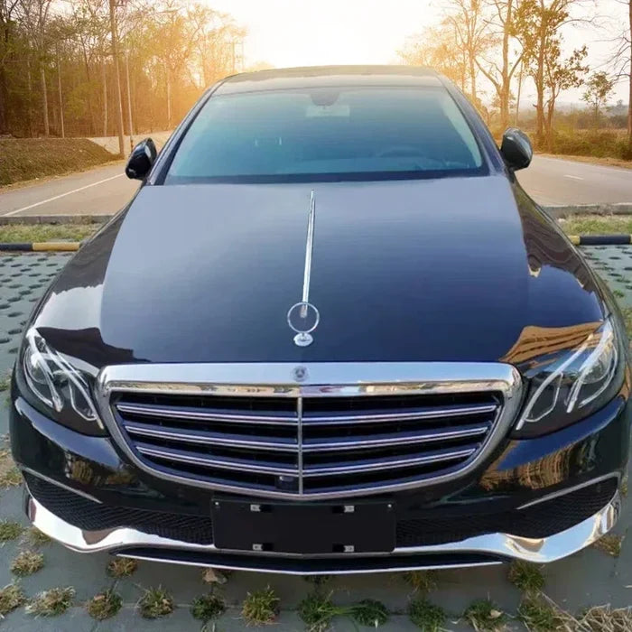 Mercedes Benz E Class W213 HOOD BONNOT SILVER CHROME STRIP TRIM - CAR CRAFT INDIA