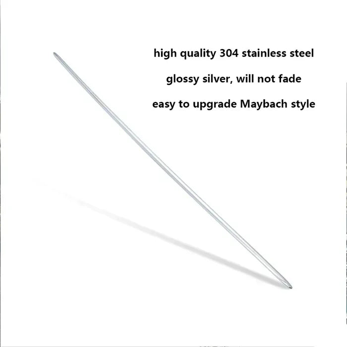 Mercedes Benz E Class W213 HOOD BONNOT SILVER CHROME STRIP TRIM - CAR CRAFT INDIA