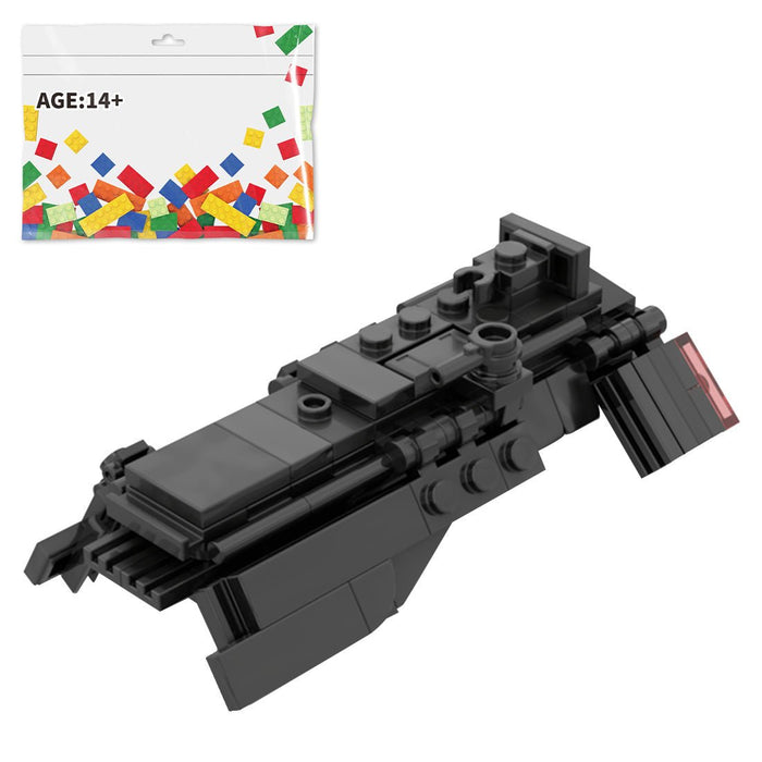 Mini Dark Sci - Fi Starship MOC Building Block - LesDiy -