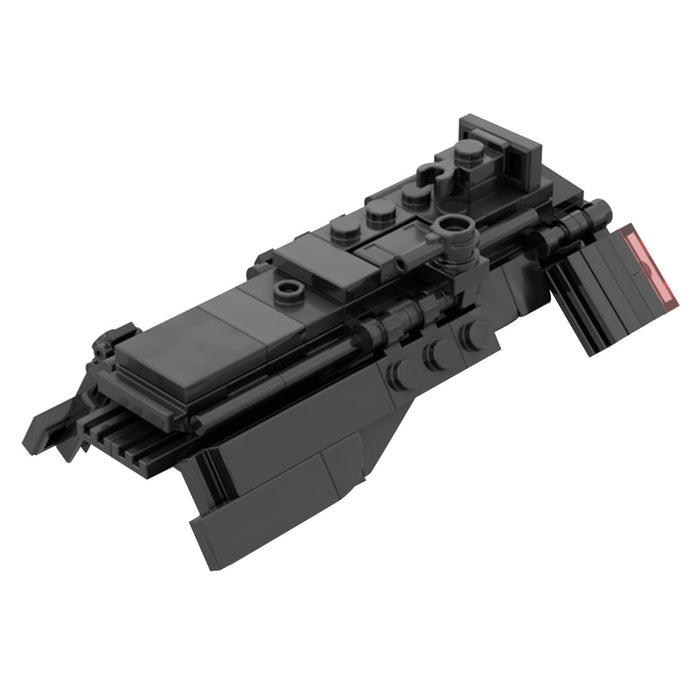 Mini Dark Sci - Fi Starship MOC Building Block - LesDiy -