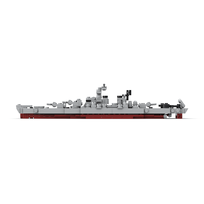 Miniature Armed Naval Vessel Set 2 Building Blocks - LesDiy -