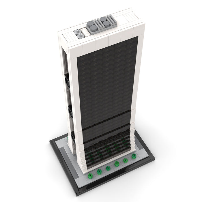 MOC- 174824 9 West 57th Street - 1/800 Scale Building Blocks