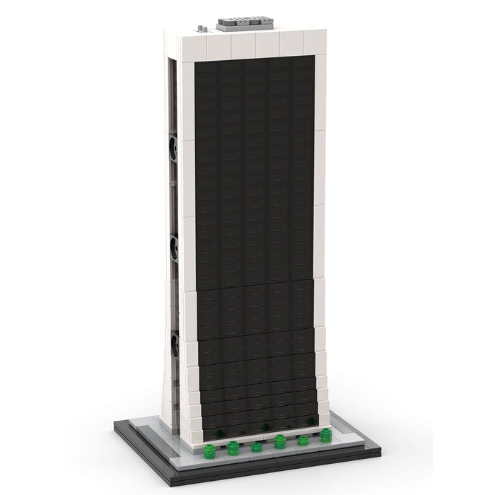 MOC- 174824 9 West 57th Street - 1/800 Scale Building Blocks