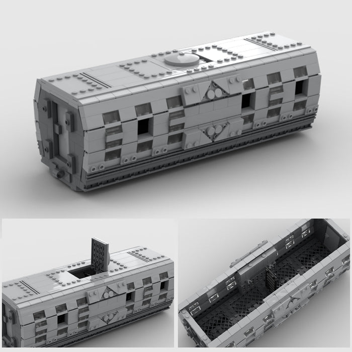 MOC - 98160 Film and Television Train Model - LesDiy -