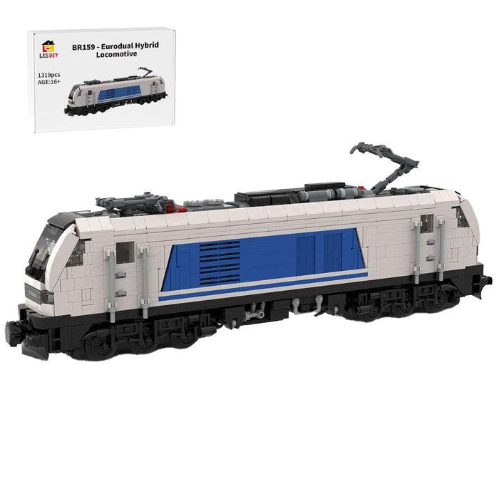 MOC - 102558 BR 159 - Eurodual Hybrid Locomotive Building Blocks - LesDiy - MOC -