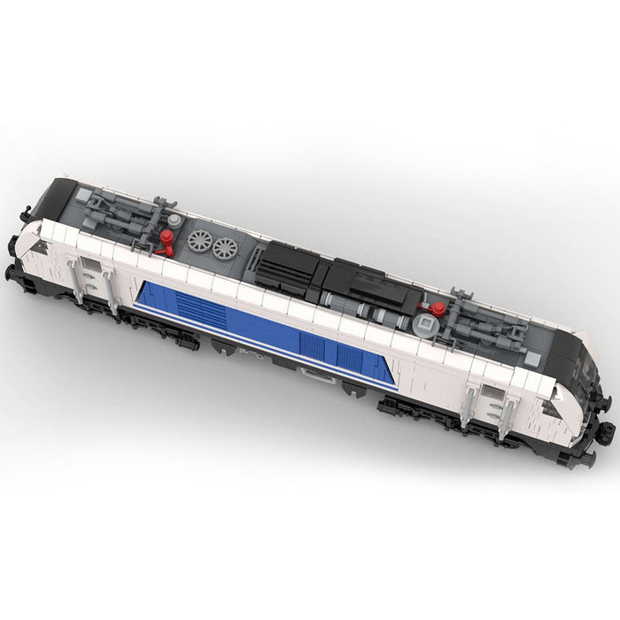 MOC - 102558 BR 159 - Eurodual Hybrid Locomotive Building Blocks - LesDiy - MOC -