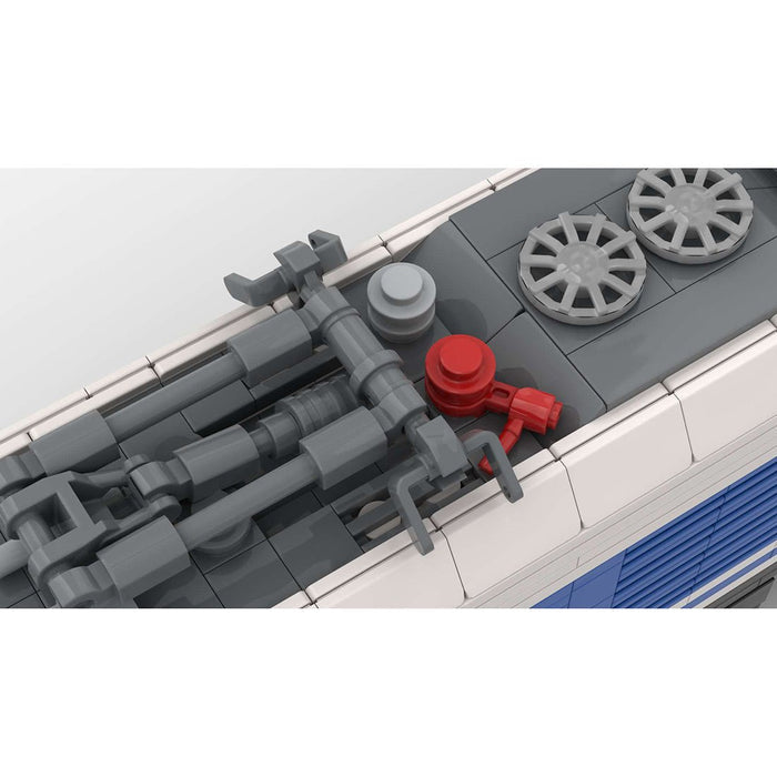 MOC - 102558 BR 159 - Eurodual Hybrid Locomotive Building Blocks - LesDiy - MOC -