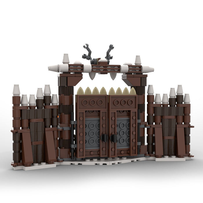 MOC - 103656 Winter Viking Village Gate Building Blocks - LesDiy - Building Blocks -