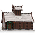 MOC - 104429 Winter Viking God House Building Blocks - LesDiy - Building Blocks -