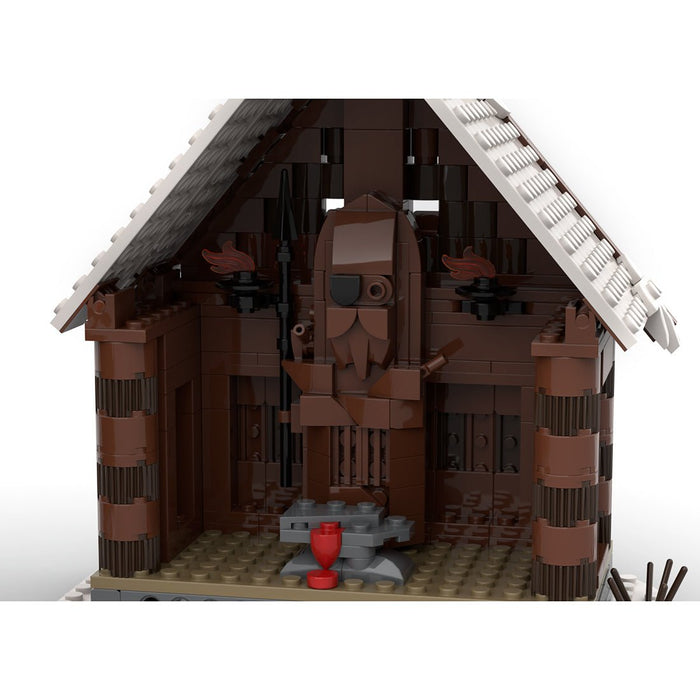 MOC - 104429 Winter Viking God House Building Blocks - LesDiy - Building Blocks -