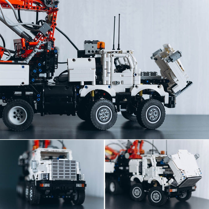 MOC - 105070Kenworth C500B + Putzmeister M70 Building Blocks - LesDiy -