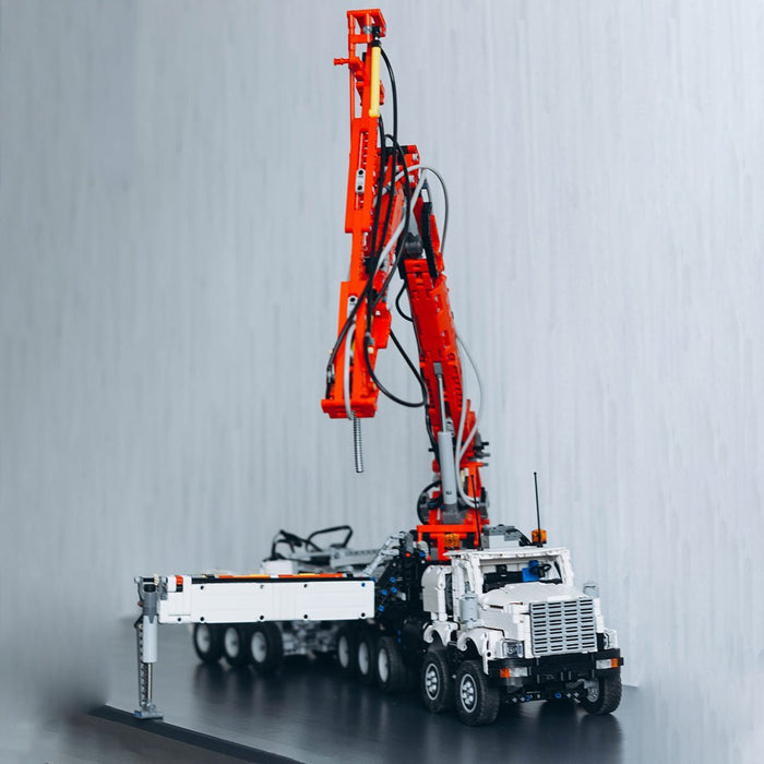 MOC - 105070Kenworth C500B + Putzmeister M70 Building Blocks - LesDiy -