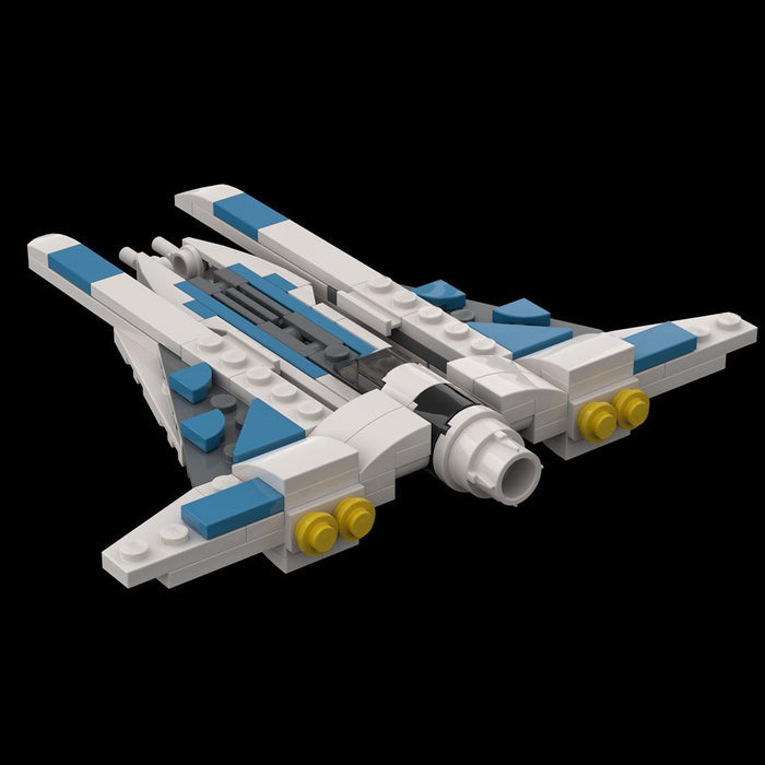 MOC - 105614 Mandalorian Gauntlet Figther Building Blocks - LesDiy - Locomotive -