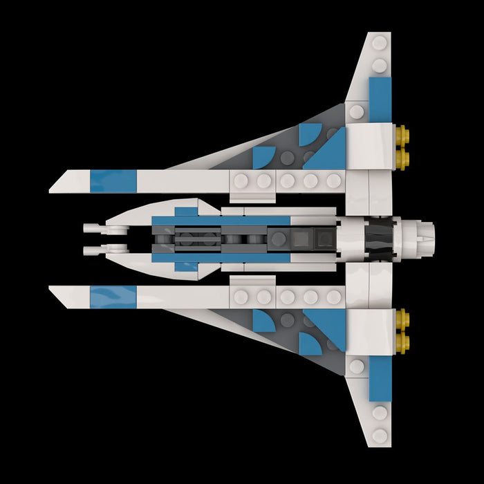 MOC - 105614 Mandalorian Gauntlet Figther Building Blocks - LesDiy - Locomotive -