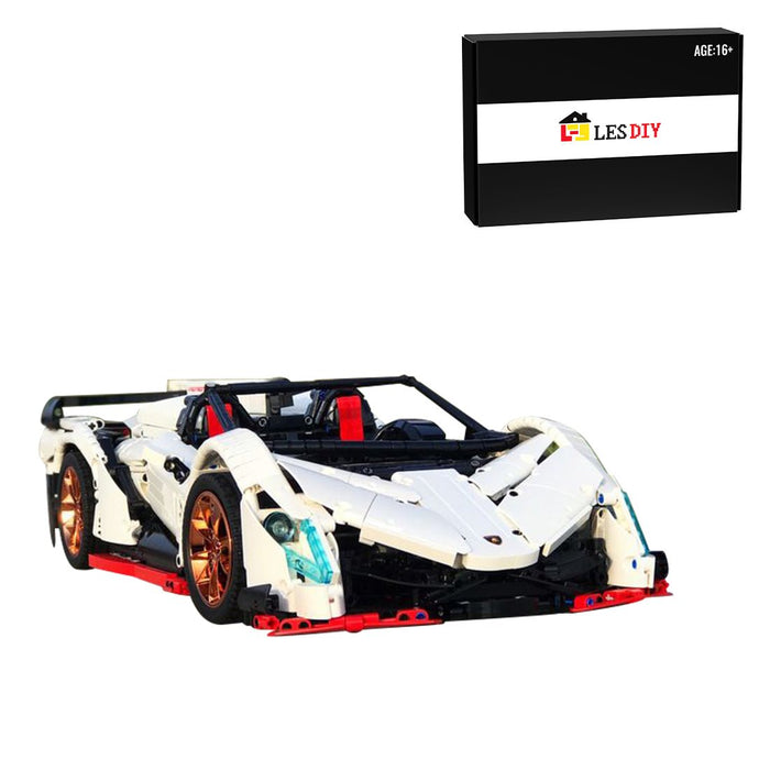 MOC - 10574 Lamborghini Veneno Roadster - Dynamic - LesDiy -