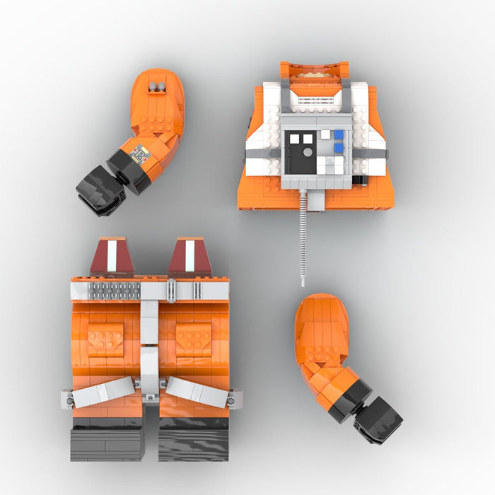 MOC - 105887 LukeSkywalker Mega Body Figure - LesDiy -