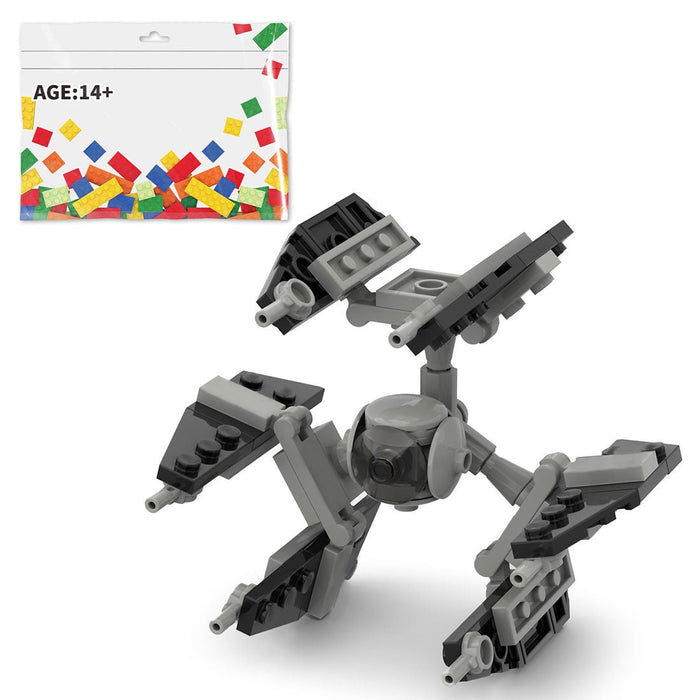 MOC - 106414 TIE - Defender Sci - Fi Spacecraft Building Blocks - LesDiy -