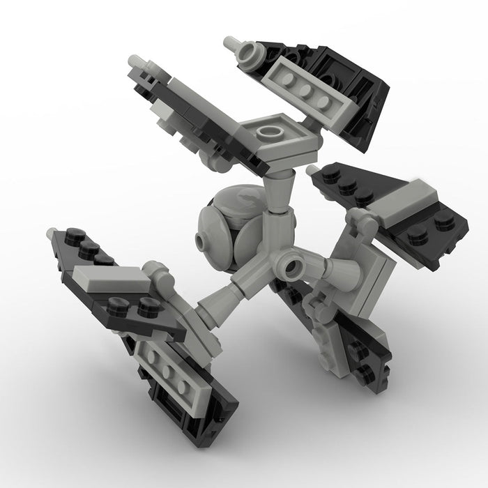 MOC - 106414 TIE - Defender Sci - Fi Spacecraft Building Blocks - LesDiy -