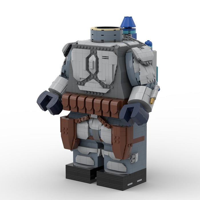 MOC - 107552 Giant Jango Fett Figure Building Blocks - LesDiy -