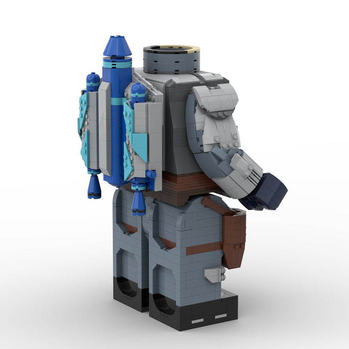 MOC - 107552 Giant Jango Fett Figure Building Blocks - LesDiy -