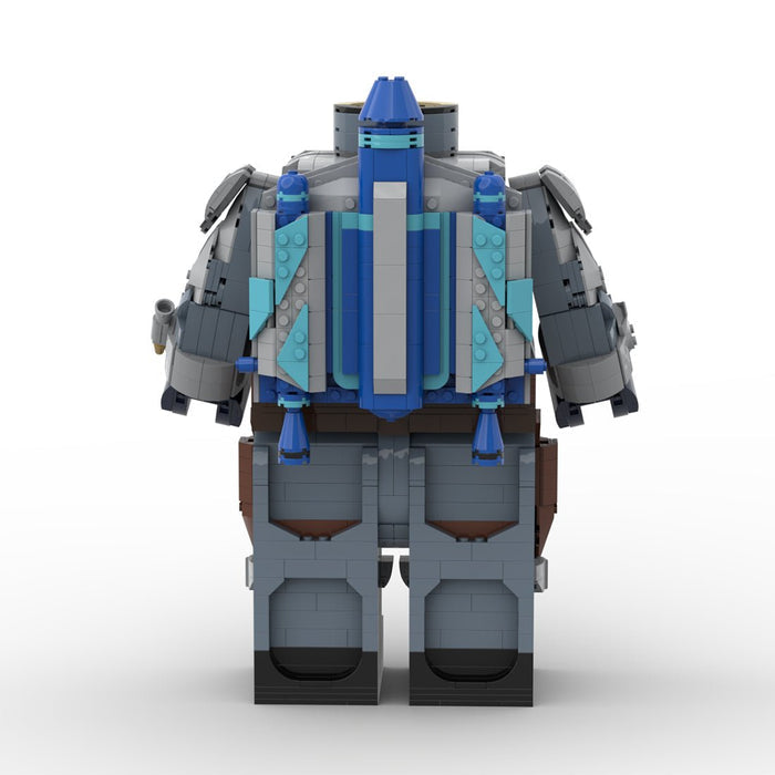 MOC - 107552 Giant Jango Fett Figure Building Blocks - LesDiy -