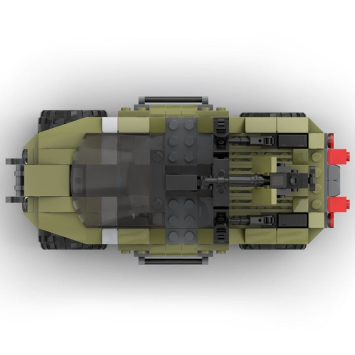 MOC - 107715 M12 Military Carrier Vehicle Building Blocks - LesDiy -