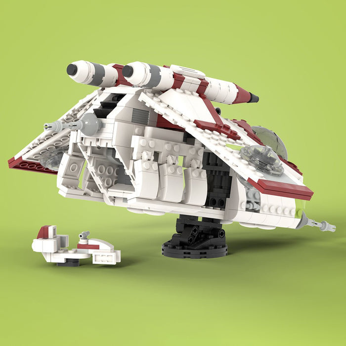 MOC - 107732 1/60 Midi Republic Gunship - LesDiy -