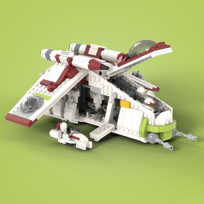 MOC - 107732 1/60 Midi Republic Gunship - LesDiy -