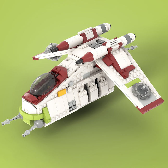 MOC - 107732 1/60 Midi Republic Gunship - LesDiy -