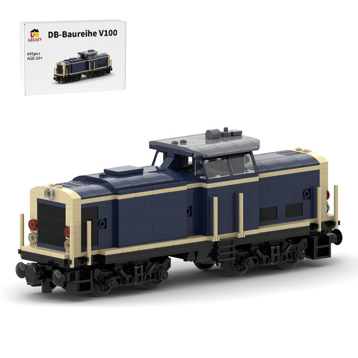 MOC - 107916 DB - Baureihe V100 Train Building Blocks - LesDiy - Building Blocks -