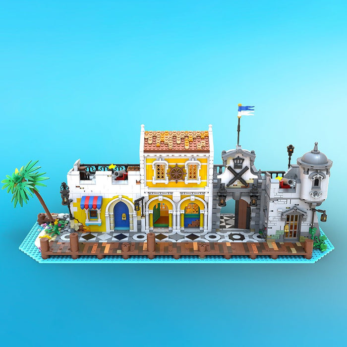 MOC - 108172 Medieval Pirate Lagoon Lockup - LesDiy -