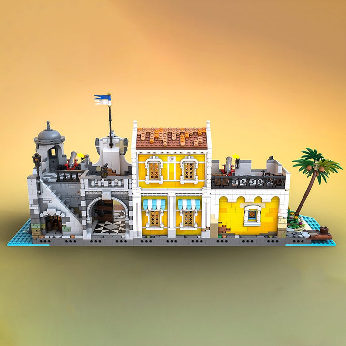 MOC - 108172 Medieval Pirate Lagoon Lockup - LesDiy -