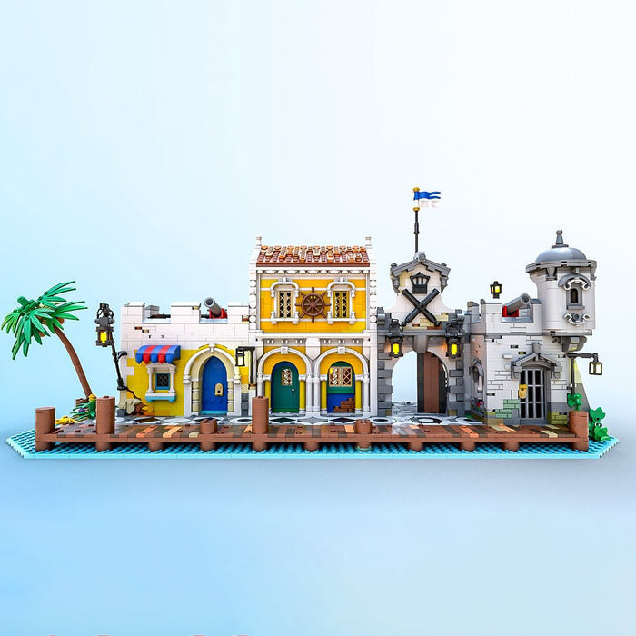 MOC - 108172 Medieval Pirate Lagoon Lockup - LesDiy -
