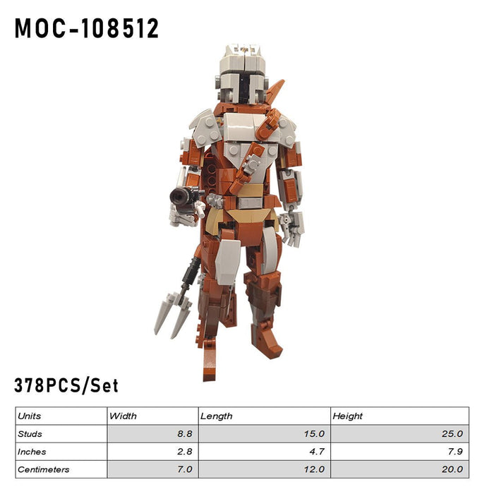 MOC - 108512 The Mandalorian - Mando - LesDiy -