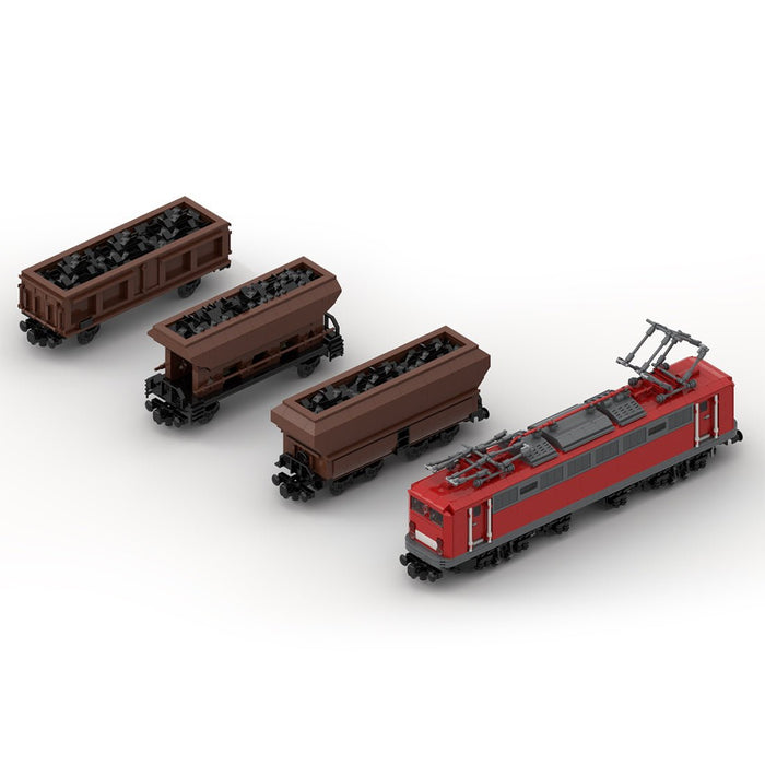 MOC - 108963 BR150 Coal Wagon Train Model - LesDiy - Locomotive -