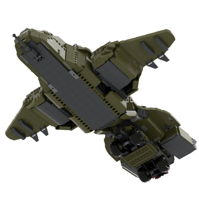 MOC - 109063 D77 Troop Carrier Vehicle Model - LesDiy - MOC -