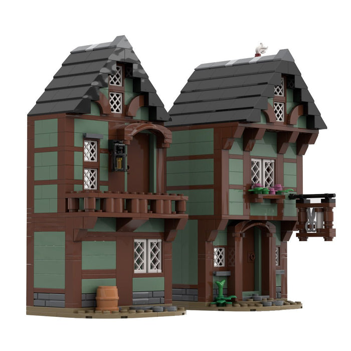 MOC - 109203 Medieval Tailor's House Building Blocks - LesDiy - Building Blocks -