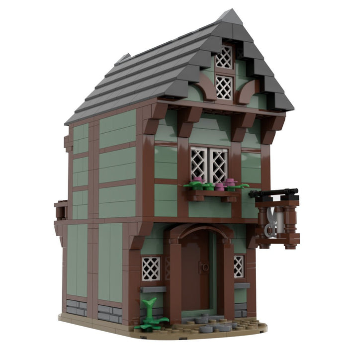 MOC - 109203 Medieval Tailor's House Building Blocks - LesDiy - Building Blocks -